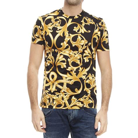 versace t shirts cheap gold blue white|buy versace t shirts online.